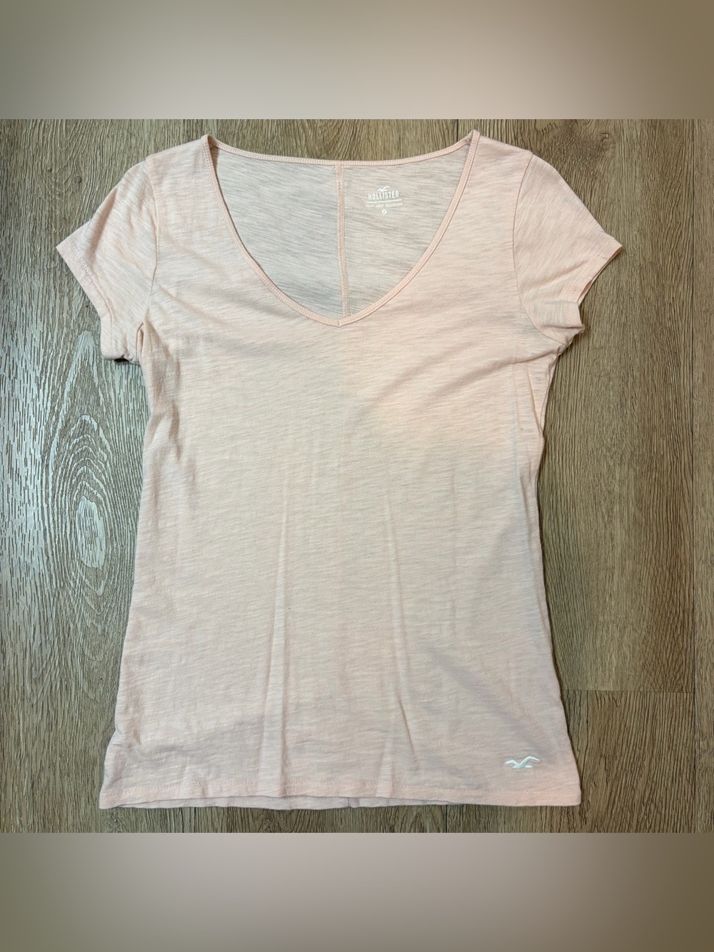 Light Peach Hollister Tee